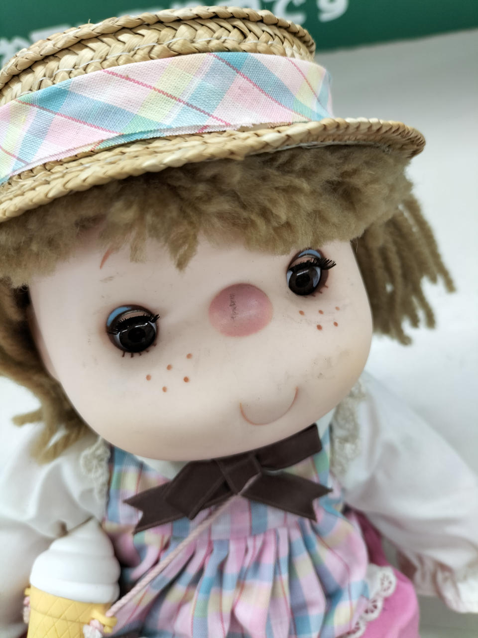 お顔汚れてます