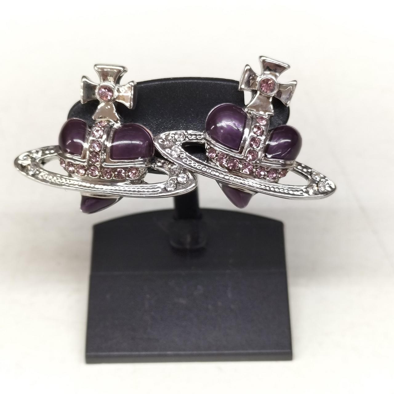Vivienne Westwood ピアス ディアマンテハート ブラック Vivienne Westwood（ヴィヴィアンウエストウッド） ピアス メンズ