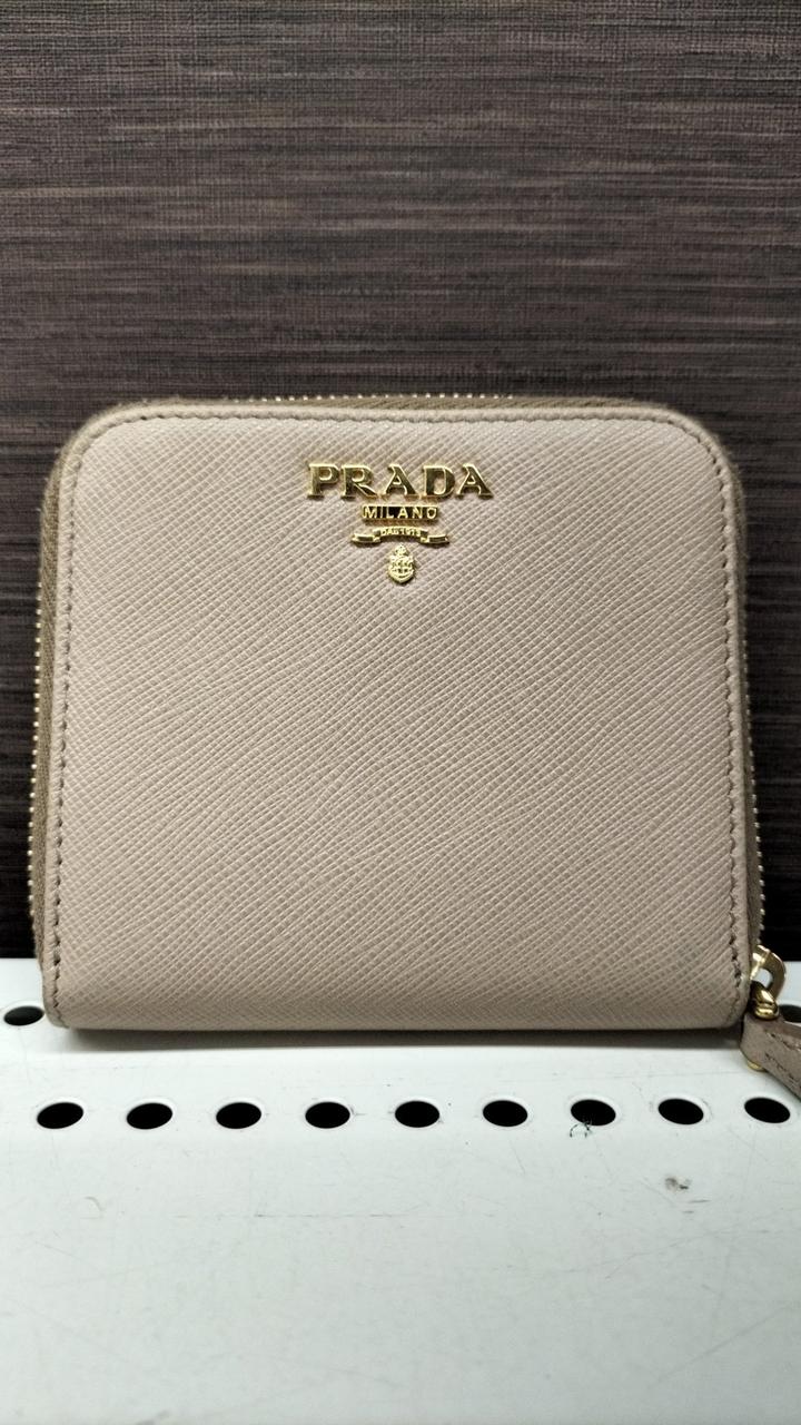 PRADA サフィアーノ 二つ折り財布 ベージュ PRADA|サフィアーノ 2つ折り財布|【ハードオフ公式通販】オフモール