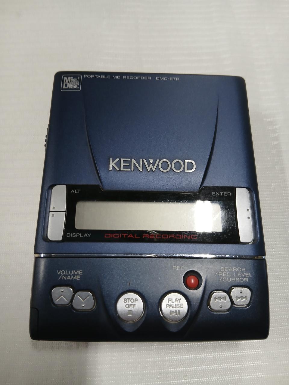 KENWOOD ポータブルMDレコーダー　DMC-E7R ジャンク　現状品 KENWOOD|【NET専売】ポータブルMDレコーダー|【ハードオフ公式通販