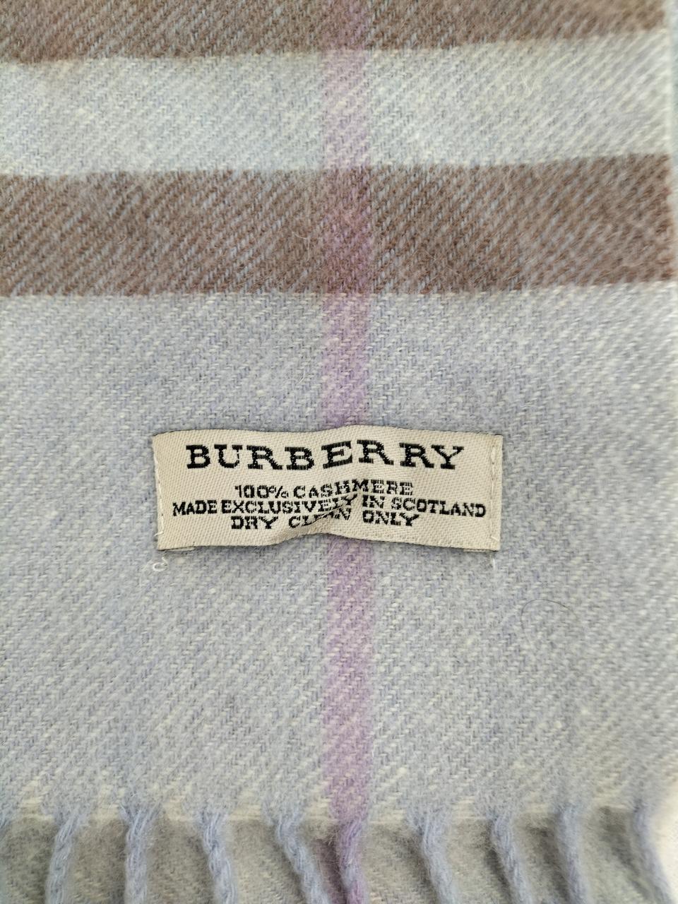 Burberry 正規品 折り返す マフラー カシミヤ100% MADE IN ITALY