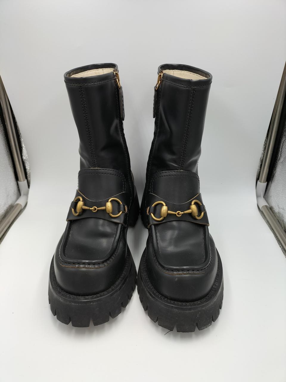 内田【極美品】希少 定価13万 GUCCI グッチ シルヴィ レザーブーツ GUCCI/グッチ アンクルブーツが入荷致しました。[2020.04.16発行