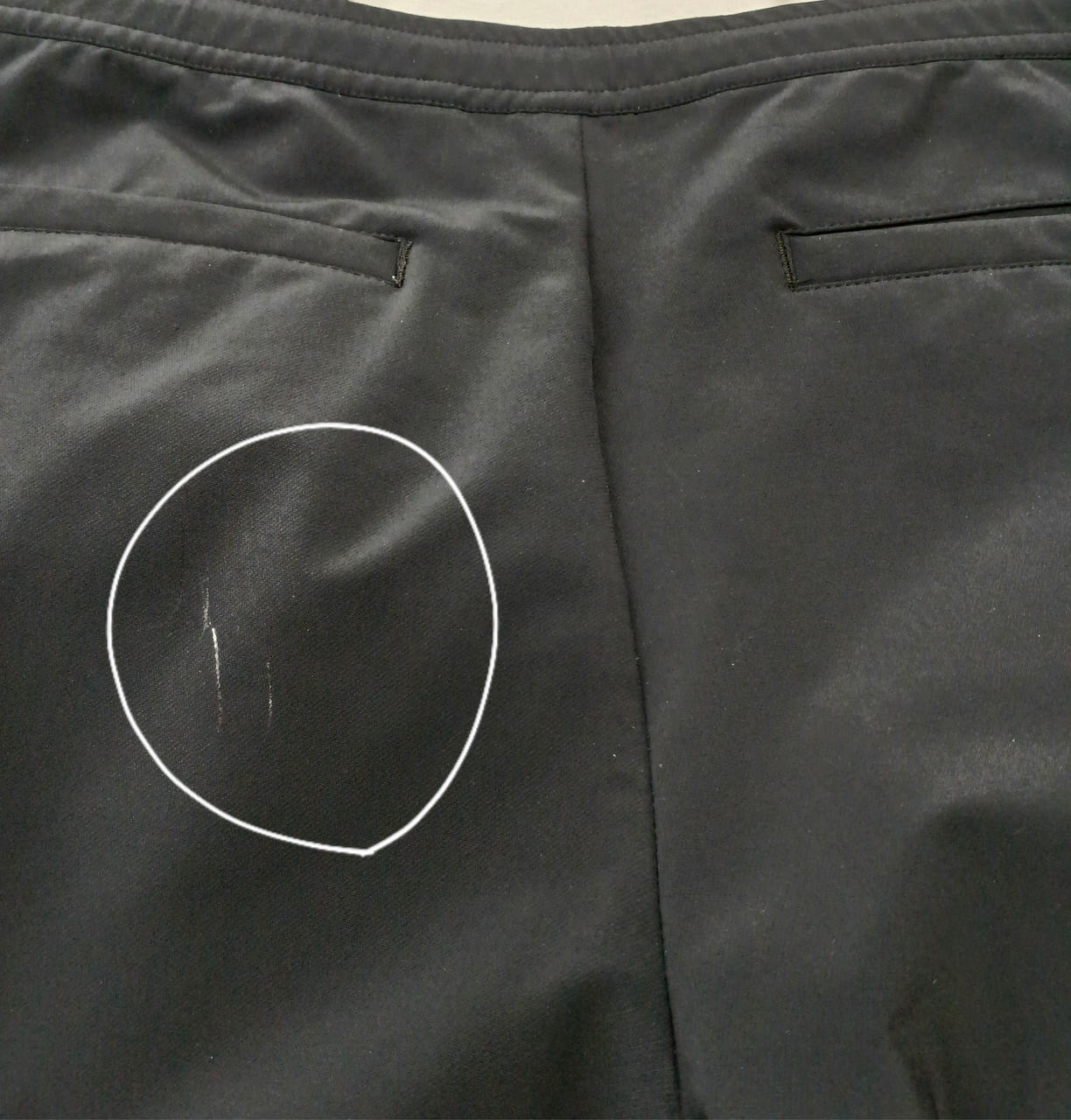 白いスレ汚れあり