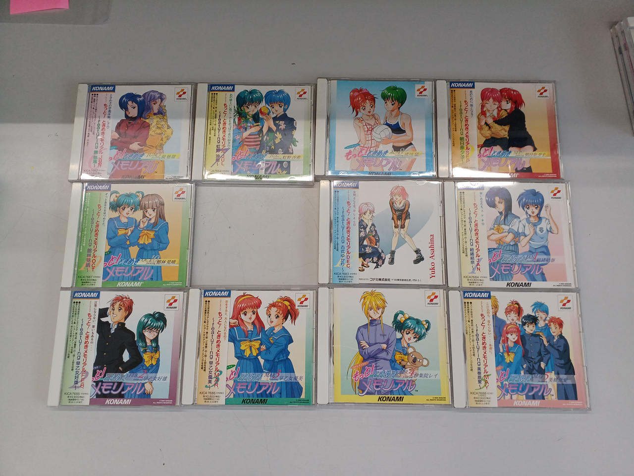 箱付き【ときめきメモリアル2】コナミコレクションカード【AF以外コンプ】 箱付き【ときめきメモリアル2】コナミコレクションカード【AF