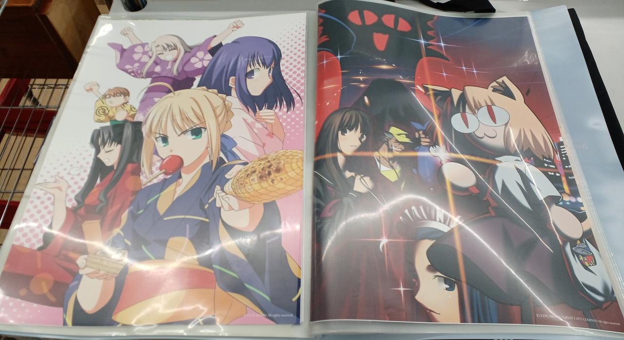 TYPE-MOON ポスターフォルダー バインダー セット TYPE-MOON|ポスターフォルダー バインダー セット|HARDOFFオフ