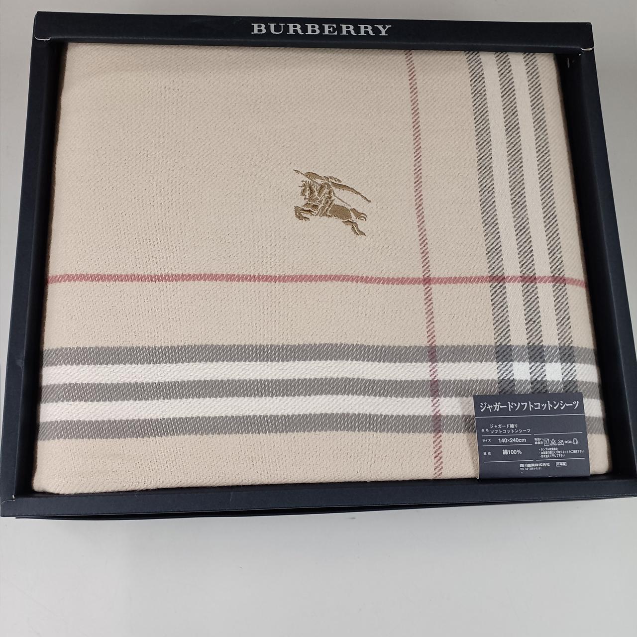 新品Burberrys  ソフトコットンシーツ BURBERRY - 【新品未使用】バーバリー☆ソフトコットンシーツ