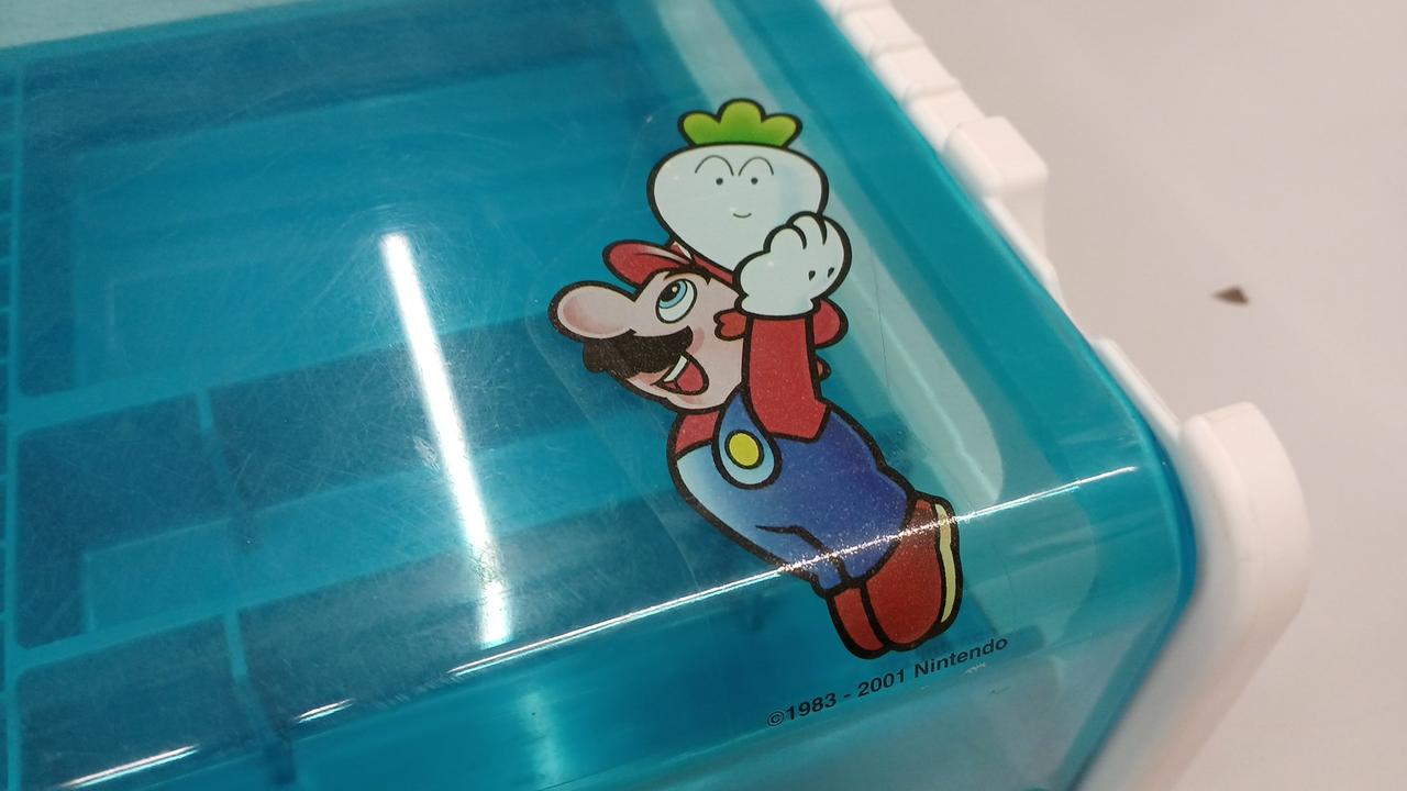 ゲームボーイアドバンス　マリオ　ストレージラック収納ケース　箱無し 4973307622427.jpg