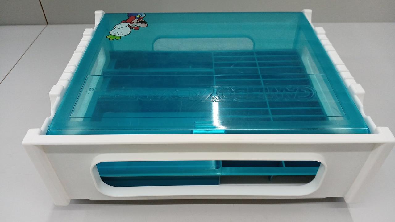 ゲームボーイアドバンス　マリオ　ストレージラック収納ケース　箱無し ゲームボーイアドバンス◎マリオストレージラック収納ケース◎箱無し