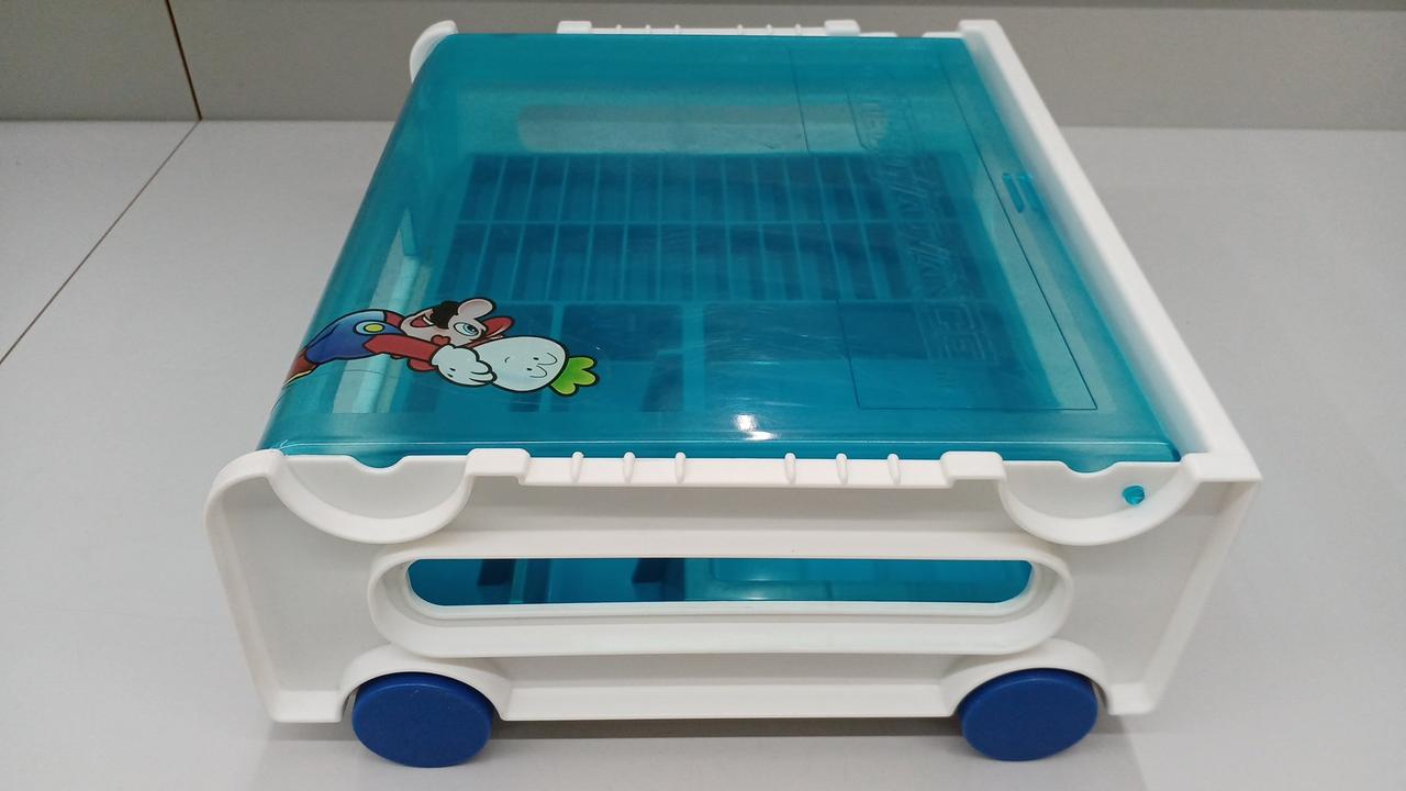 ゲームボーイアドバンス　マリオ　ストレージラック収納ケース　箱無し ゲームボーイアドバンス◎マリオストレージラック収納ケース◎箱無し