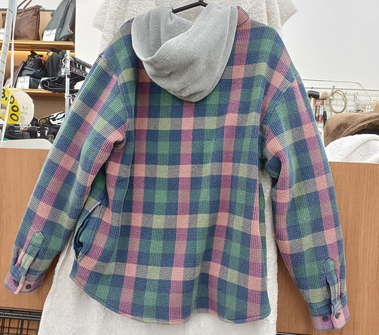 シュプリーム(SUPREME)|ワッフルプレイドフードシャツ|【ハードオフ シュプリーム(SUPREME)|ワッフルプレイドフードシャツ|【ハードオフ