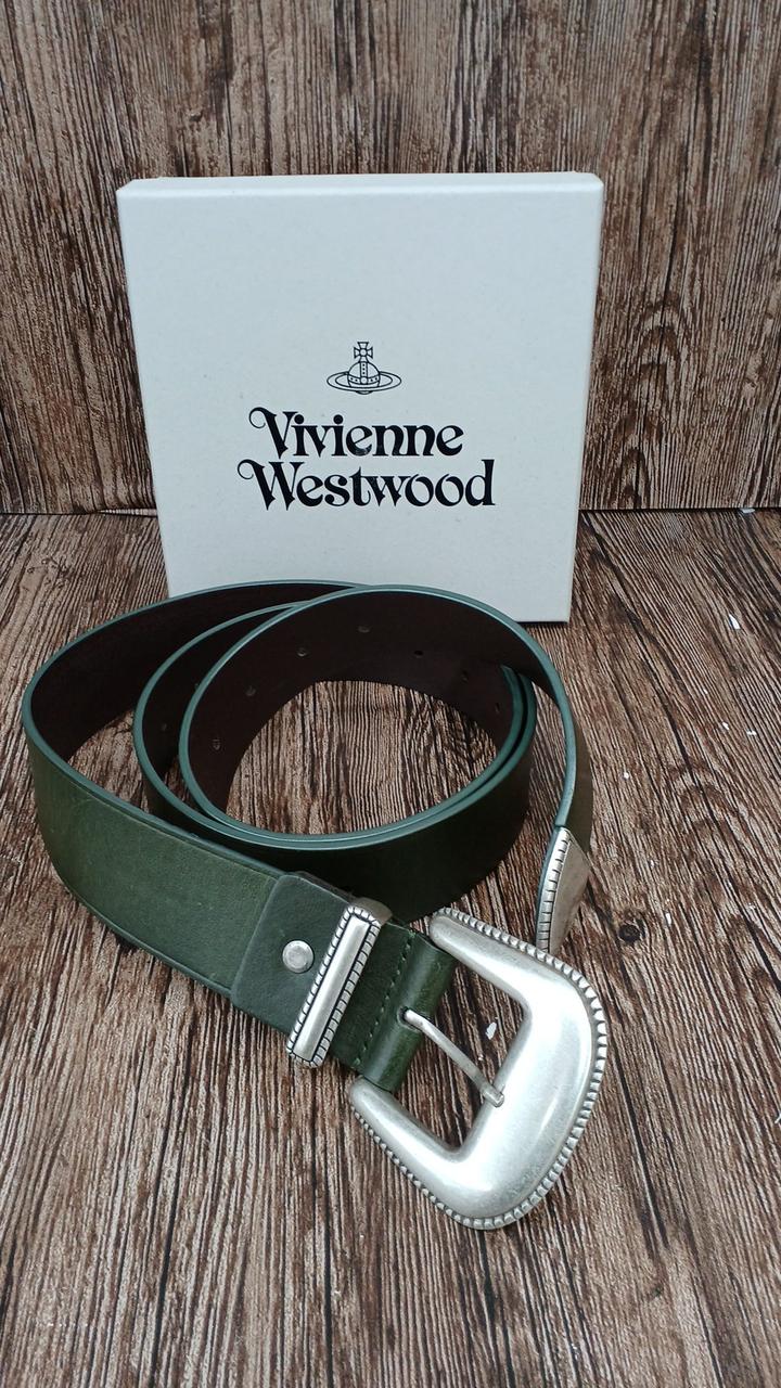 Vivienne Westwoodレザーベルト Vivienne Westwood Line Orb Buckle Belt レザー ベルト