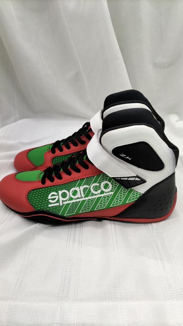 sparco レーシングシューズ（OMEGA KB-6） Sparco Shoes Omega KB-6 White - Racing Fashion