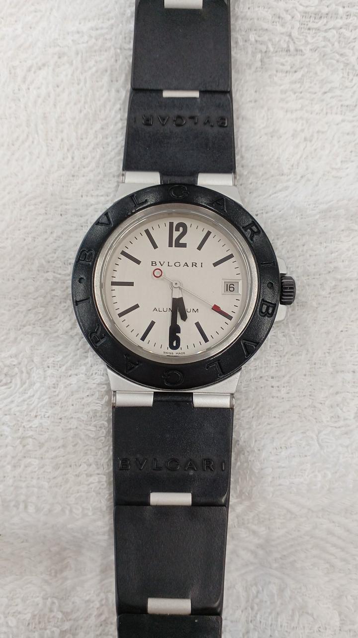 BVLGARI AL 38 TA 腕時計 自動巻き ブルガリ アルミニウム AL38TA 正規コンプリート済 付属完備 15