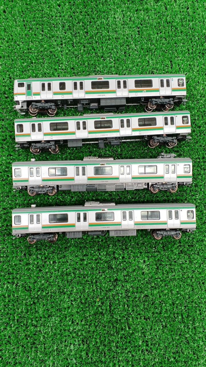 KATO` - Ｎゲージ車両E231系近郊型8両セット カトー(KATO)|E231系 近郊形 8両基本セット|HARDOFFオフモール