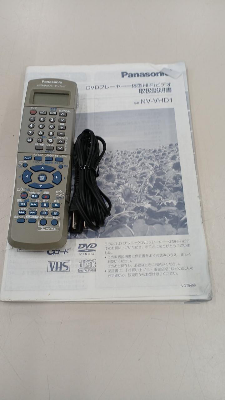 美品⭐︎Panasonic NV-VHD1 DVDプレーヤー一体型Hi-Fiビデオ パナソニック Panasonic ビデオデッキ NV-VHD1 DVD 一体型 Hi-Fi