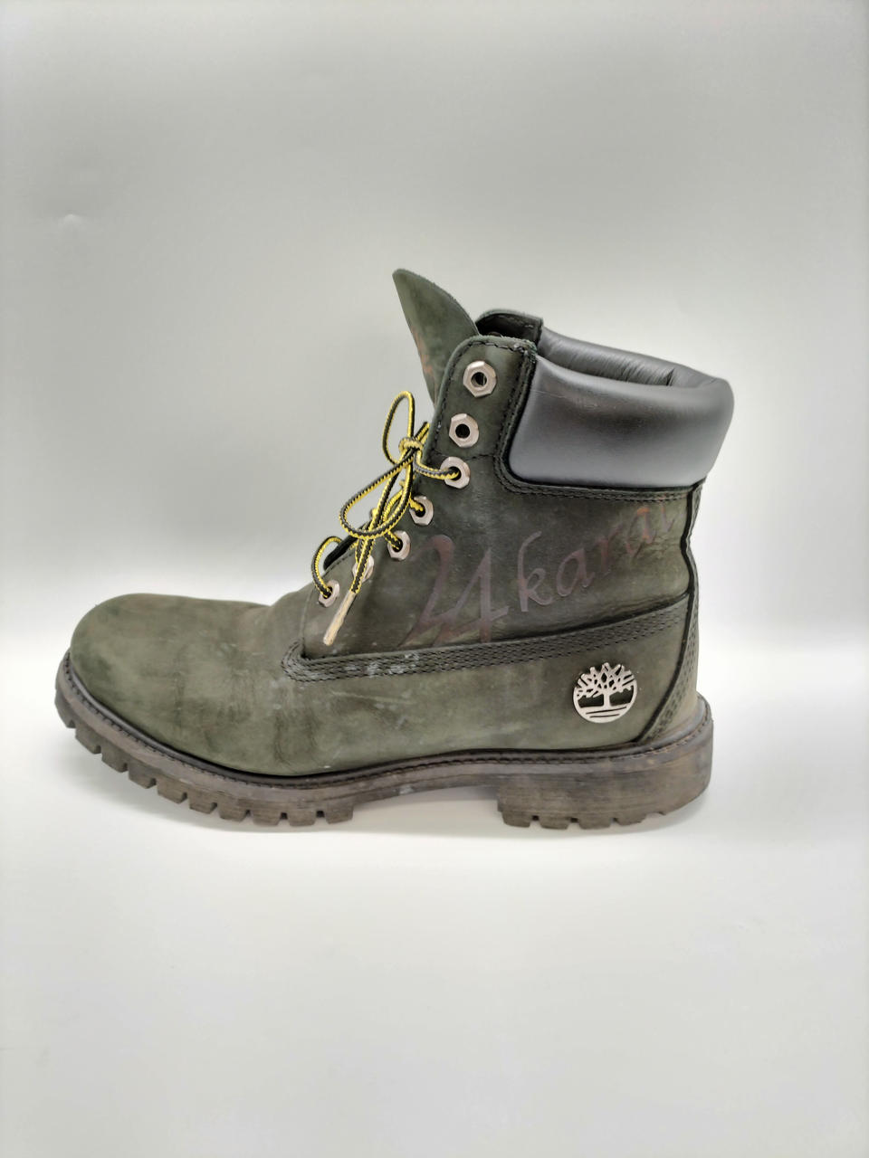 24karats×Timberland　限定コラボブーツ　黒　25.5 状態良好 Timberland 24karats コラボ プレミアムブーツ 27.5㎝ - メルカリ