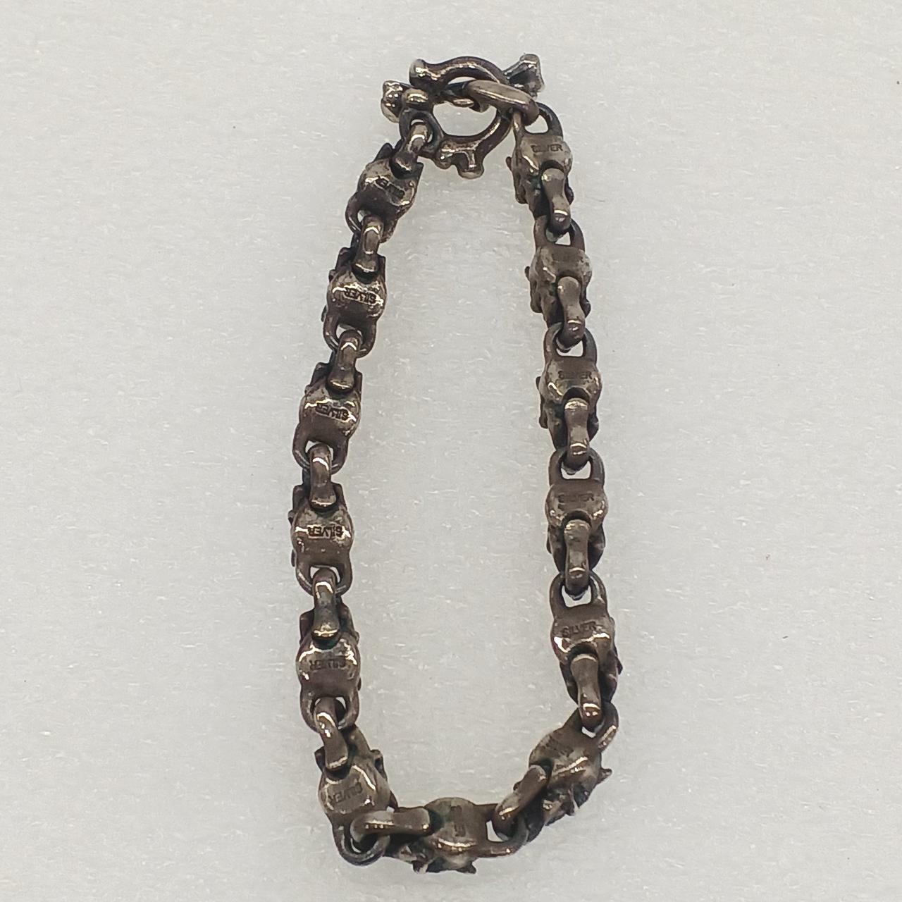 SILVER刻印ブレスレットΩ ブレスレット