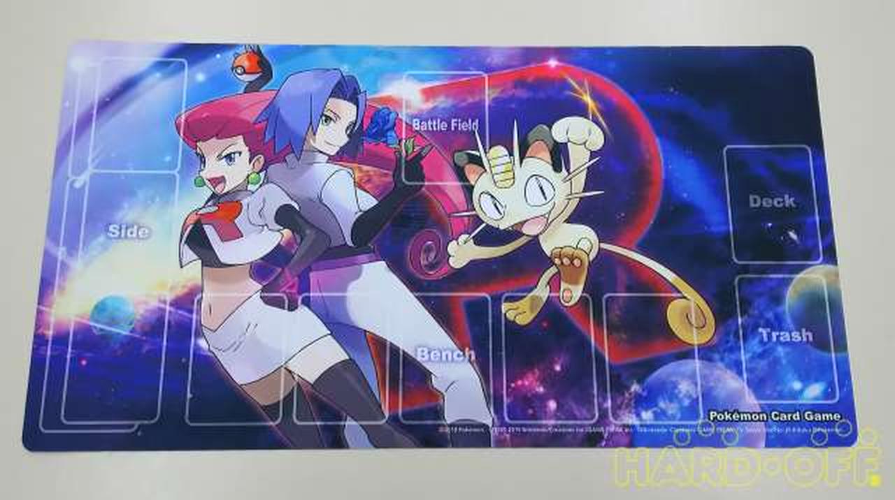 ポケモンセンター ポケモンカード ラバープレイマット ハーフサイズ ロケット Hardoffオフモール