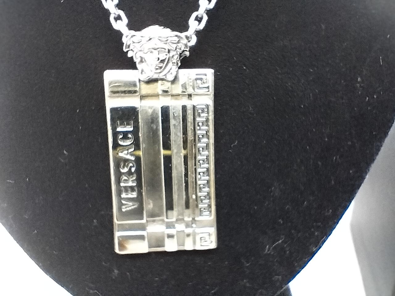 美品GIANNI VERSACE ❗️ジャンニヴェルサーチェ❗️ネックレス【燻し銀】 ヴェルサーチ(VERSACE)|ネックレス|HARDOFFオフモール（オフモ