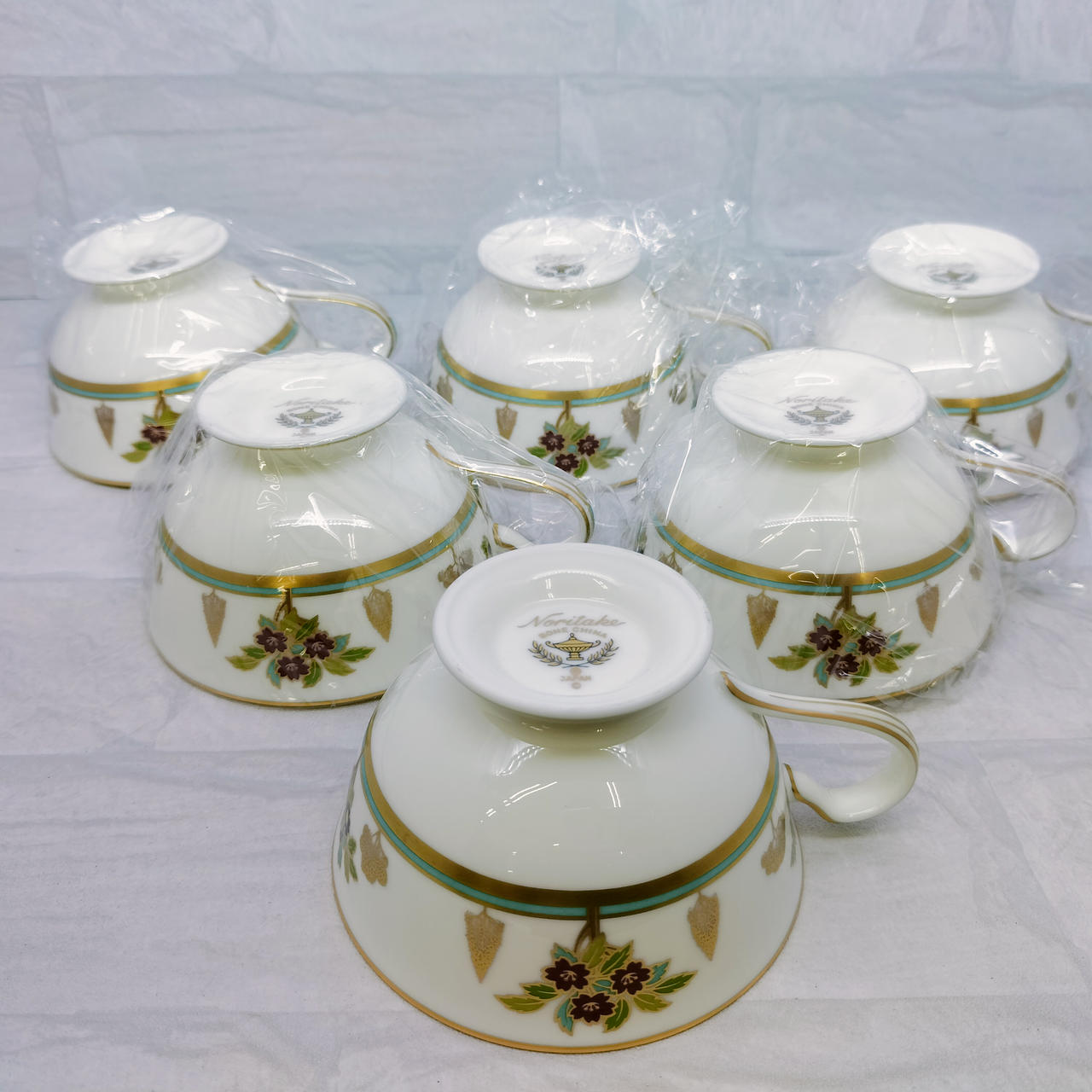 【未使用品】Noritake OASIS VERT カップ&ソーサー　7客セット ノリタケ(Noritake)|カップ&ソーサー6客セット|HARDOFFオフ