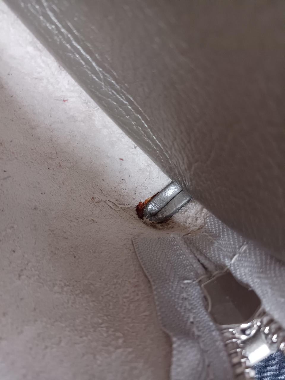 右ファスナーポケット
内側に汚れあり