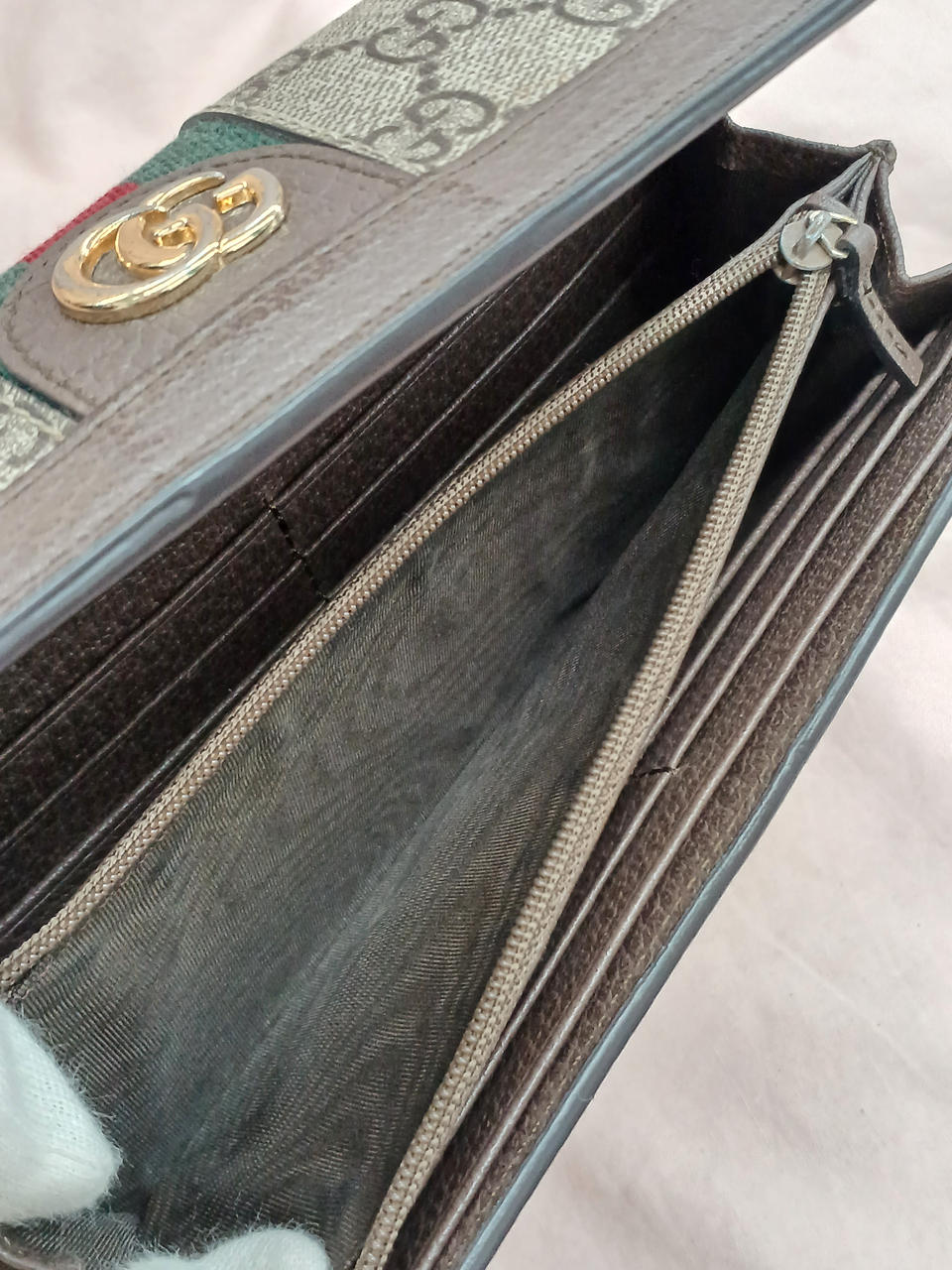 04/028 GUCCI グッチ 長財布 グッチ GUCCI 長財布 レディース オフィディア ホワイト 523154