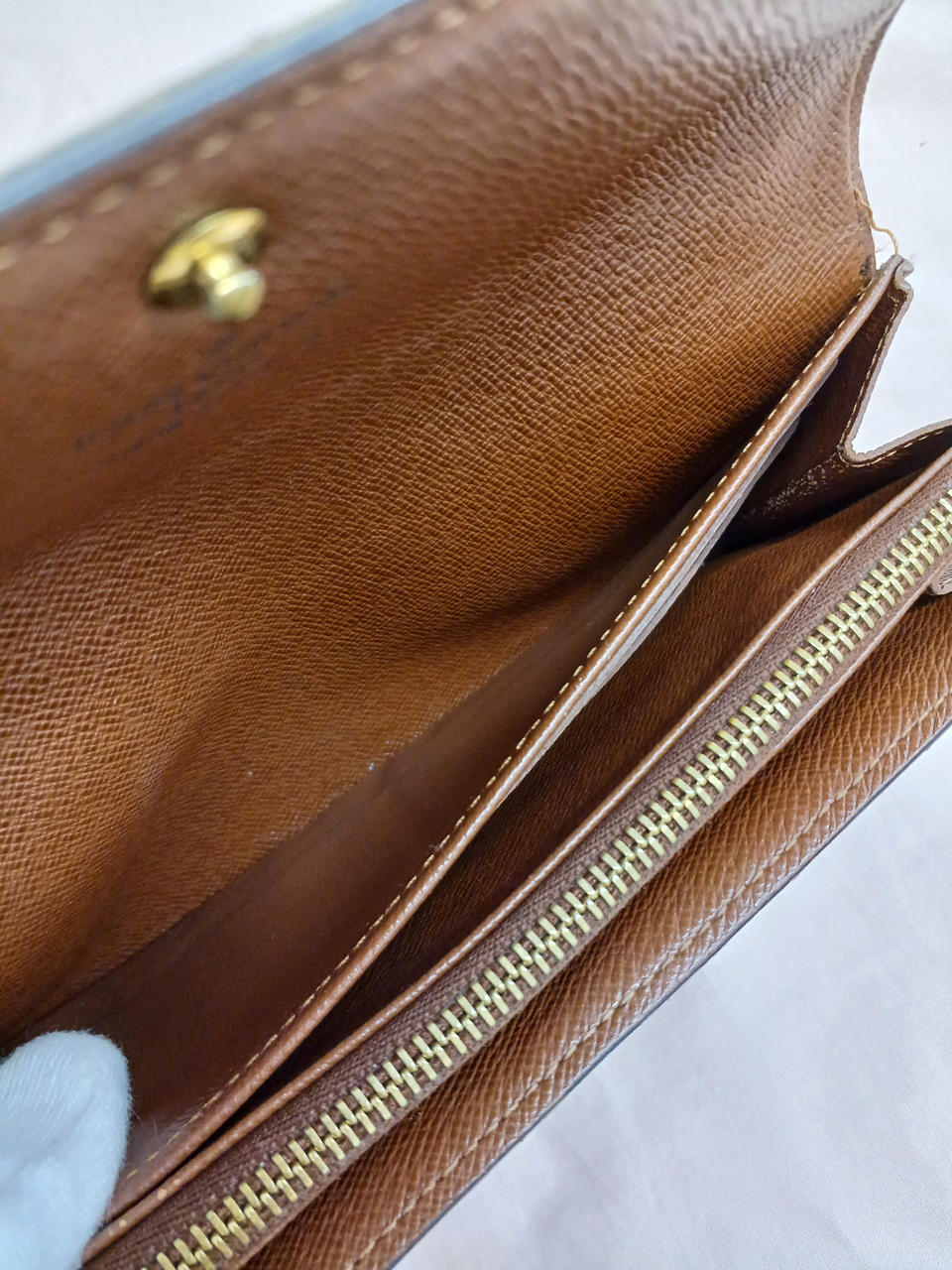 Louis Vuitton ピンク 長財布ジャンク 中古・古着通販】LOUIS VUITTON