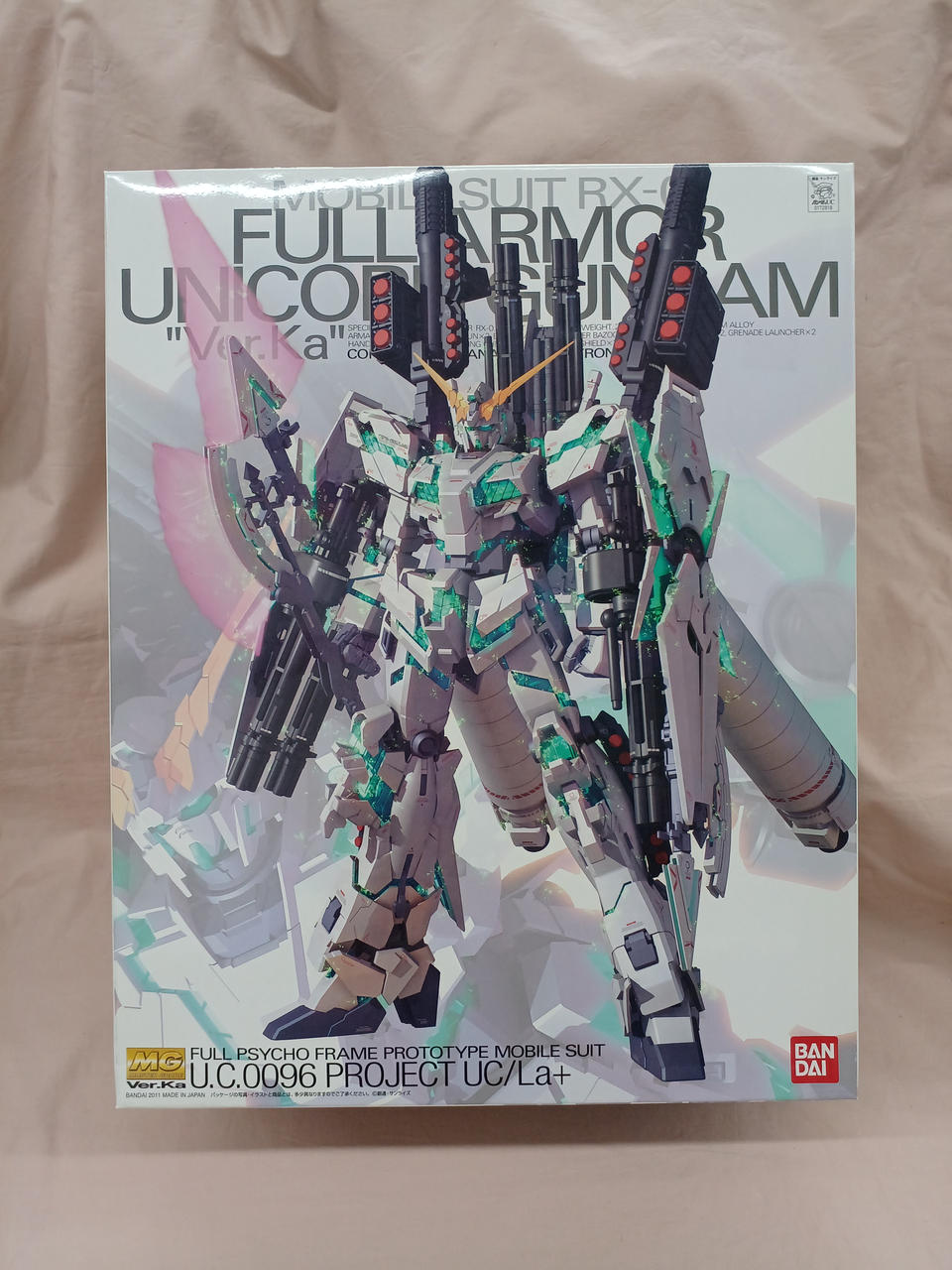 MG νガンダム Ver.Ka & フルアーマー ユニコーンガンダム＆ヴィダール MG 1/100 RX-0 フルアーマーユニコーンガンダムVer．Ka