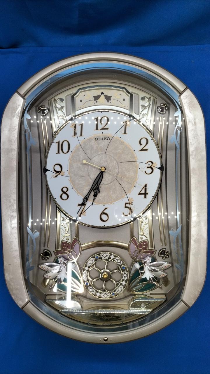 SEIKO Puppet ミュージックボックス型掛時計ジャンク品 Seiko Puppet Wind-up 1970 Alarm Book Shape Mexico Images