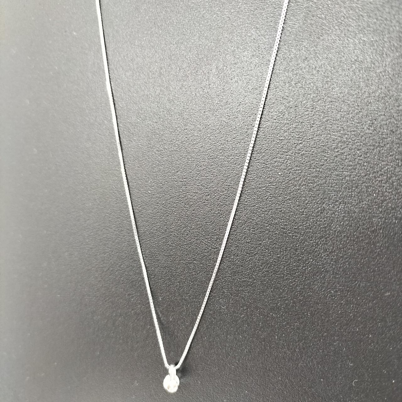 PT850/PT900 0.3CT 型番：3.0G ダイヤ付きネックレス