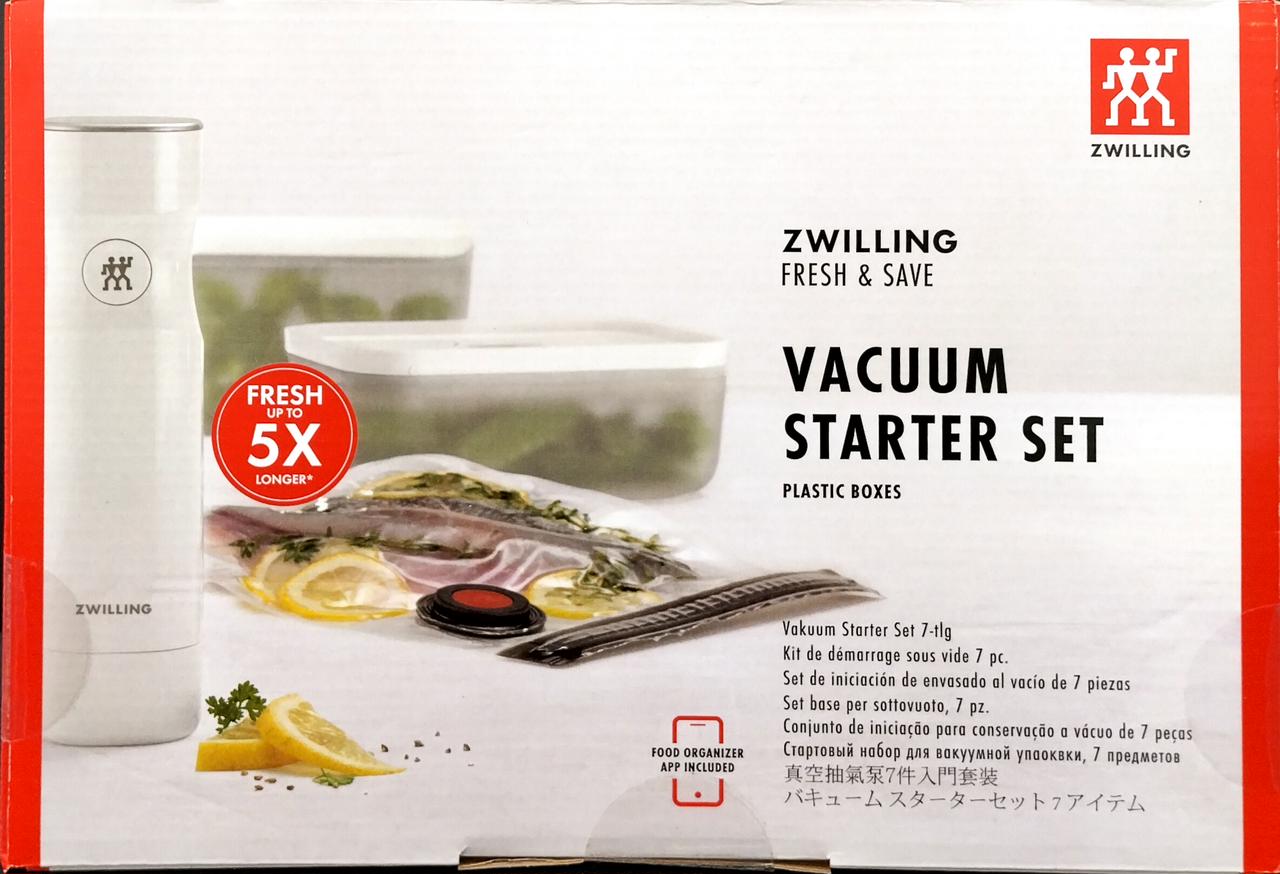 【新品未開封】フレッシュ＆セーブ　真空パック機　スターター7点セット　おまけ付き Amazon.co.jp: ZWILLING ツヴィリング 「 フレッシュ & セーブ