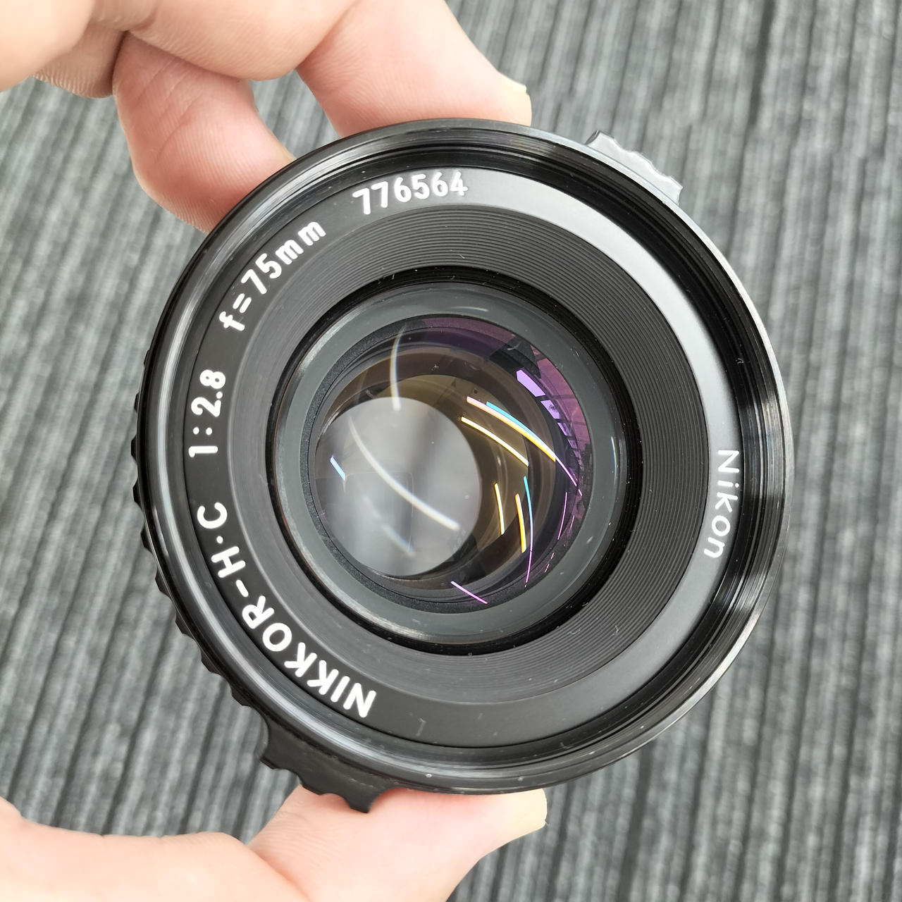 ニコン NIKON　NIKKOR-H・C　1：2.8　ｆ＝75ｍｍ Nikon Nikkor-H·C 75mm F/2.8 | LENS-DB.COM