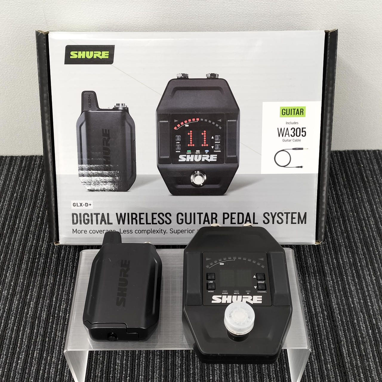 SHURE GLX-D ワイヤレス SHURE GLX-D+ デジタルワイヤレスギターペダル