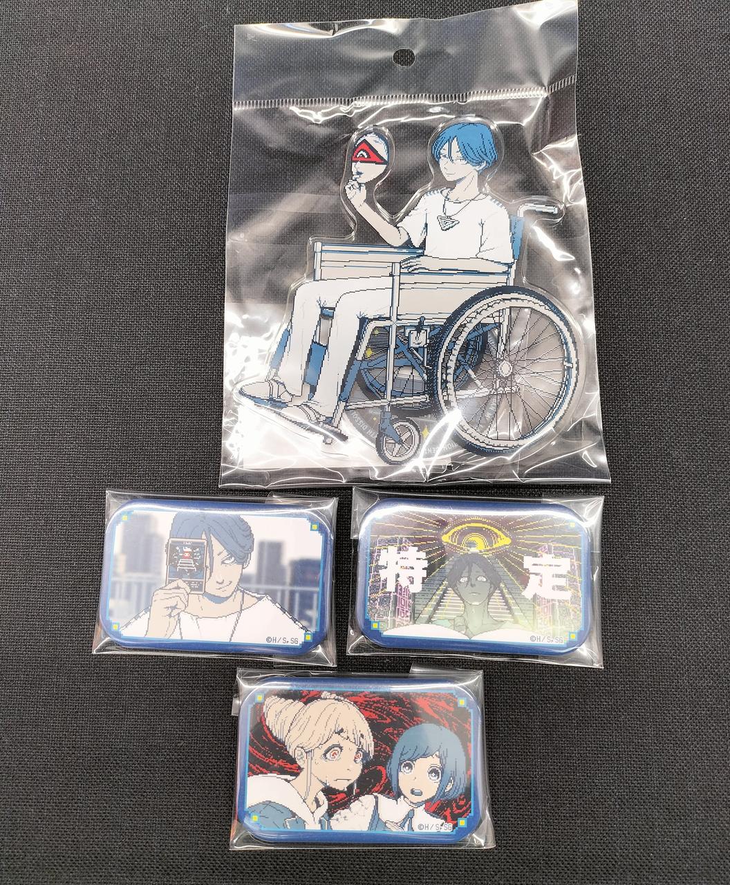 都市伝説解体センター　缶バッジ　アクリルジオラマ　アクリルスタンド　BOX 都市伝説解体センター 缶バッジ アクリルジオラマ アクリル