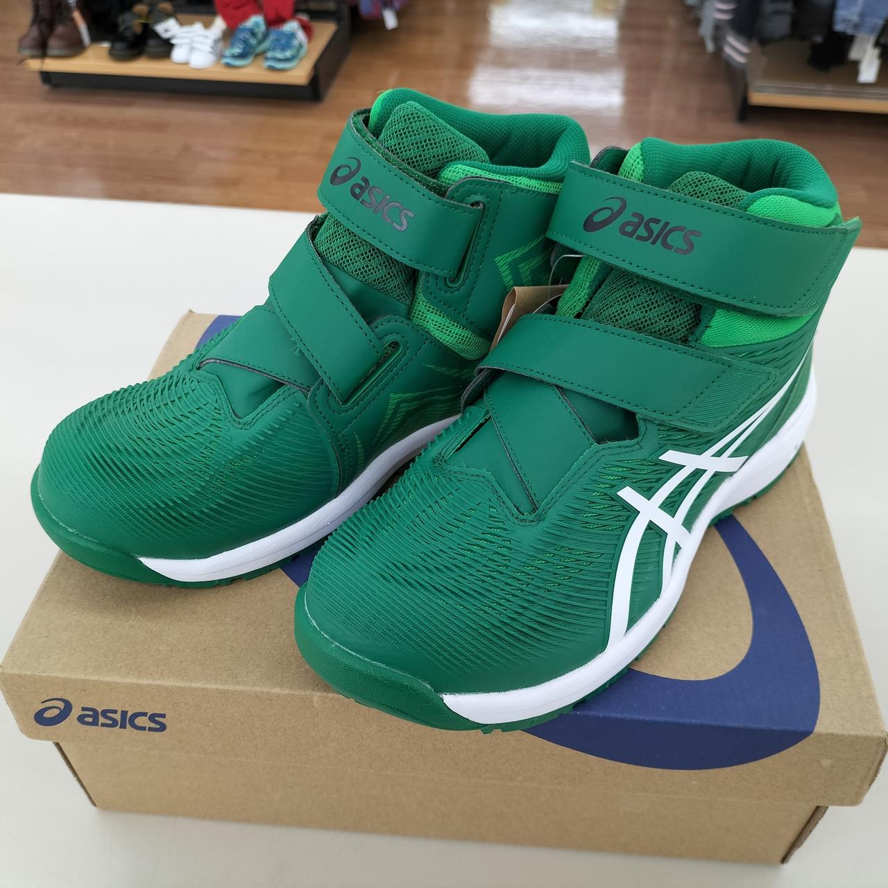 asics 安全靴 ベルクロストラップ 青/緑 ASICS|安全靴|HARDOFFオフモール（オフモ）|2033140000006907