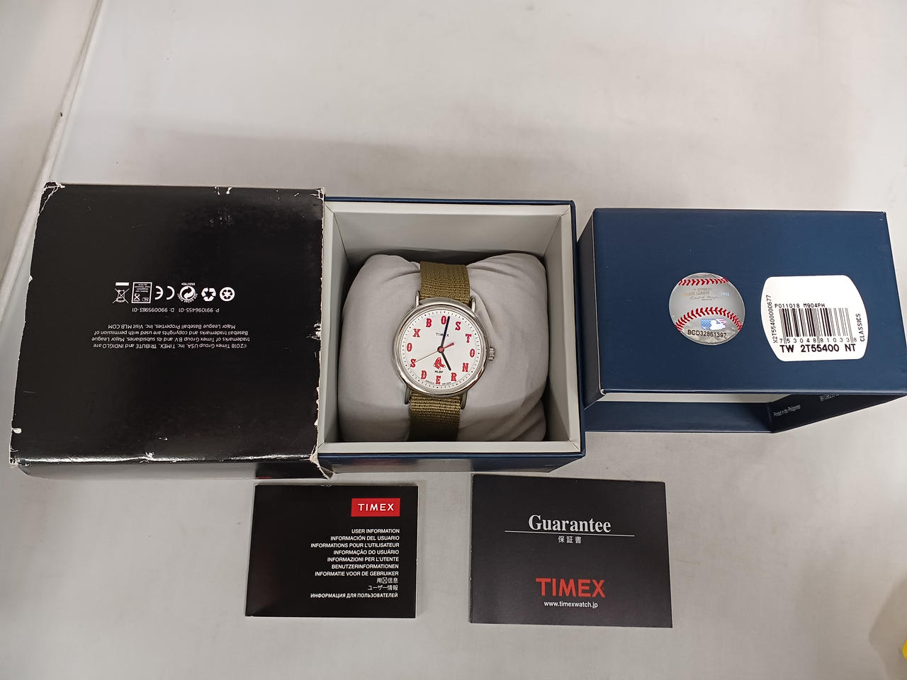 ★■ 新品 TIMEX トリビュート ボストン・レッドソックス 男女兼 タイメックス(TIMEX)|トリビュート ボストン・レッドソックス