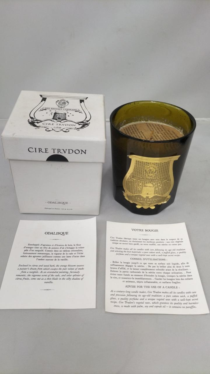 CIRE TRVDON  新品未使用　キャンドル CIRE TRUDON シール・トゥルードン キャンドル ABD EL KADER 70g