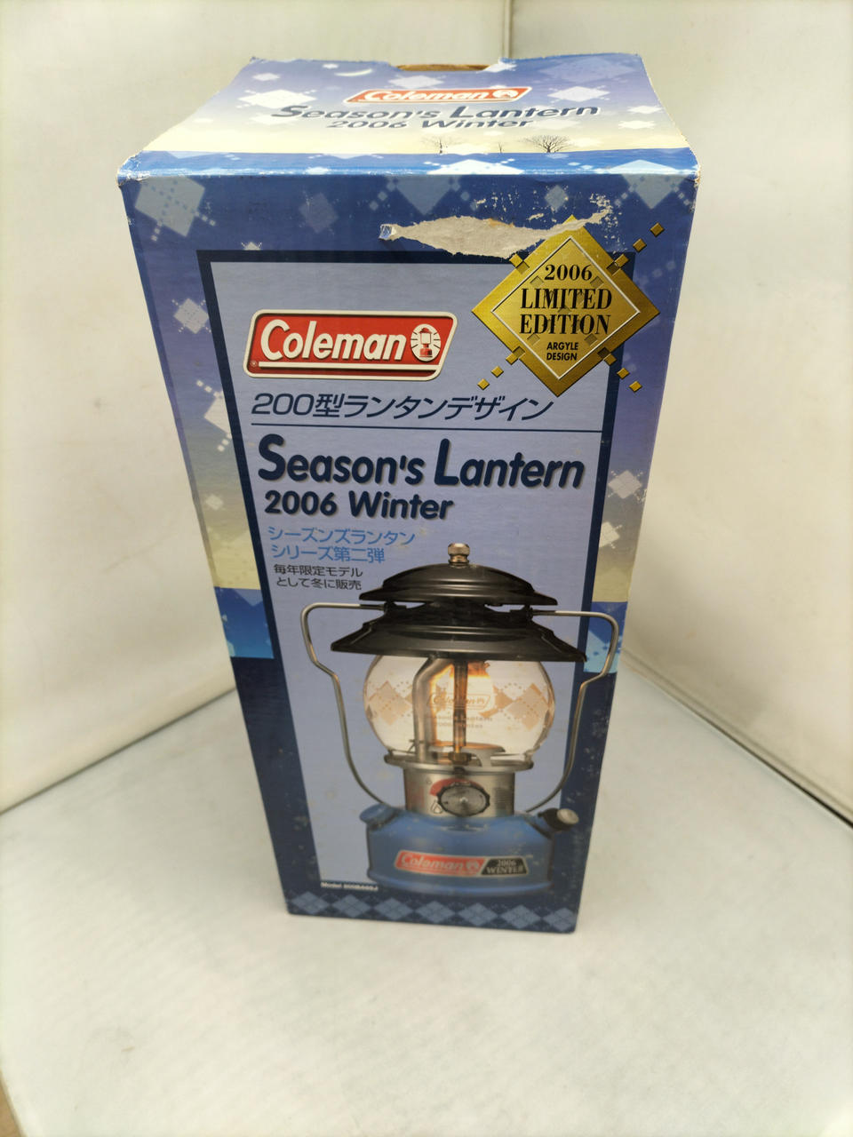 【新品】 コールマン シーズンランタン 2006年 Winter Coleman Colemanのシーズンズランタン2006「アーガイル」のお値段見直し