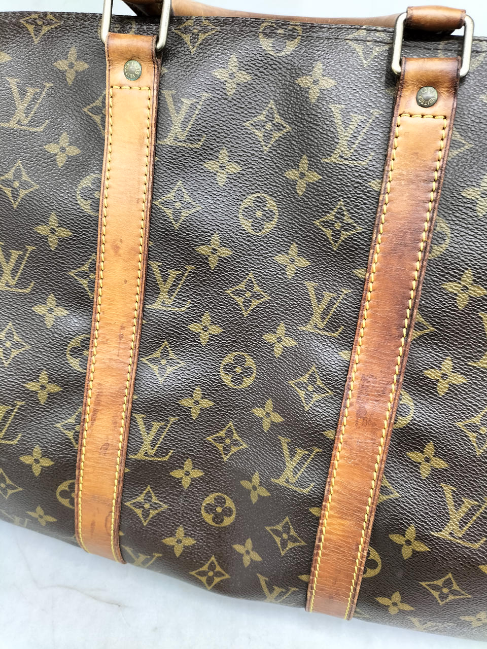 Louis Vuitton ルイヴィトン モノグラム ボストンバッグ ルイヴィトン☆ボストンバッグ カーフレザー モノグラム タグ