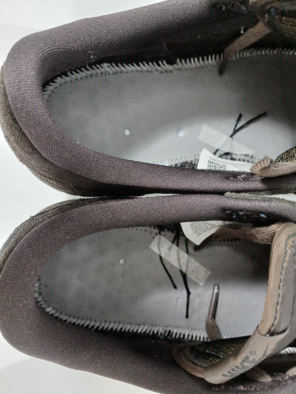 中敷きがありません。