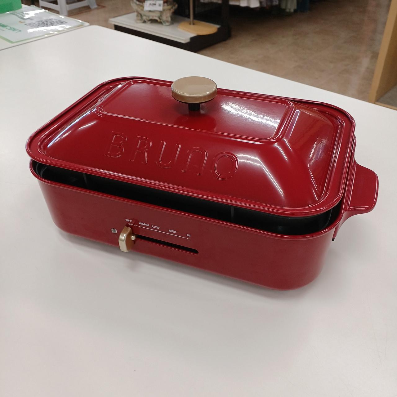BRUNO ホットプレート　新品未使用 楽天市場】【豪華特典付き】BRUNO ブルーノ ホットプレート 深型