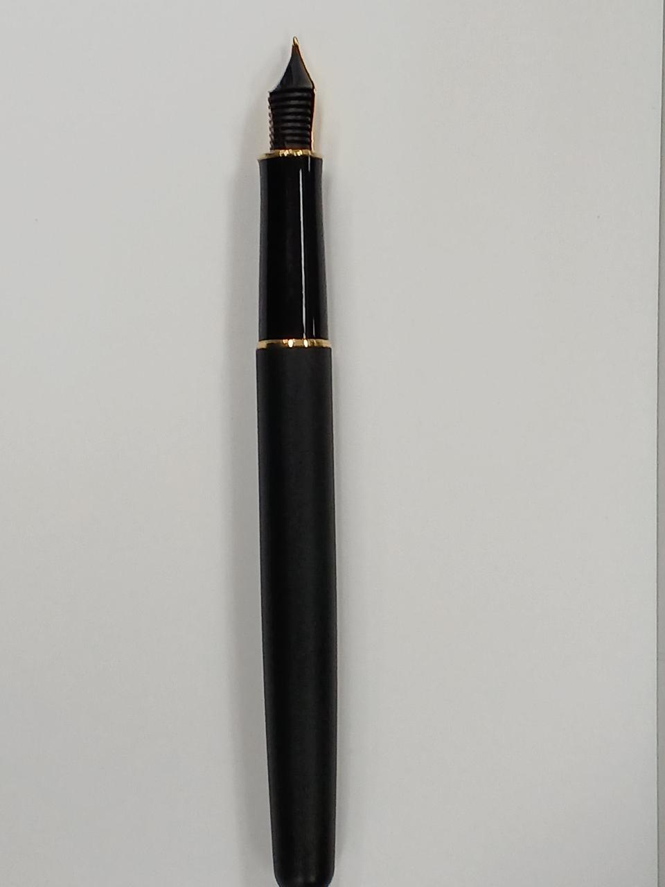 Parker 万年筆 デュオフォールド クラシック ブラックGT センテニアル 万年筆 M