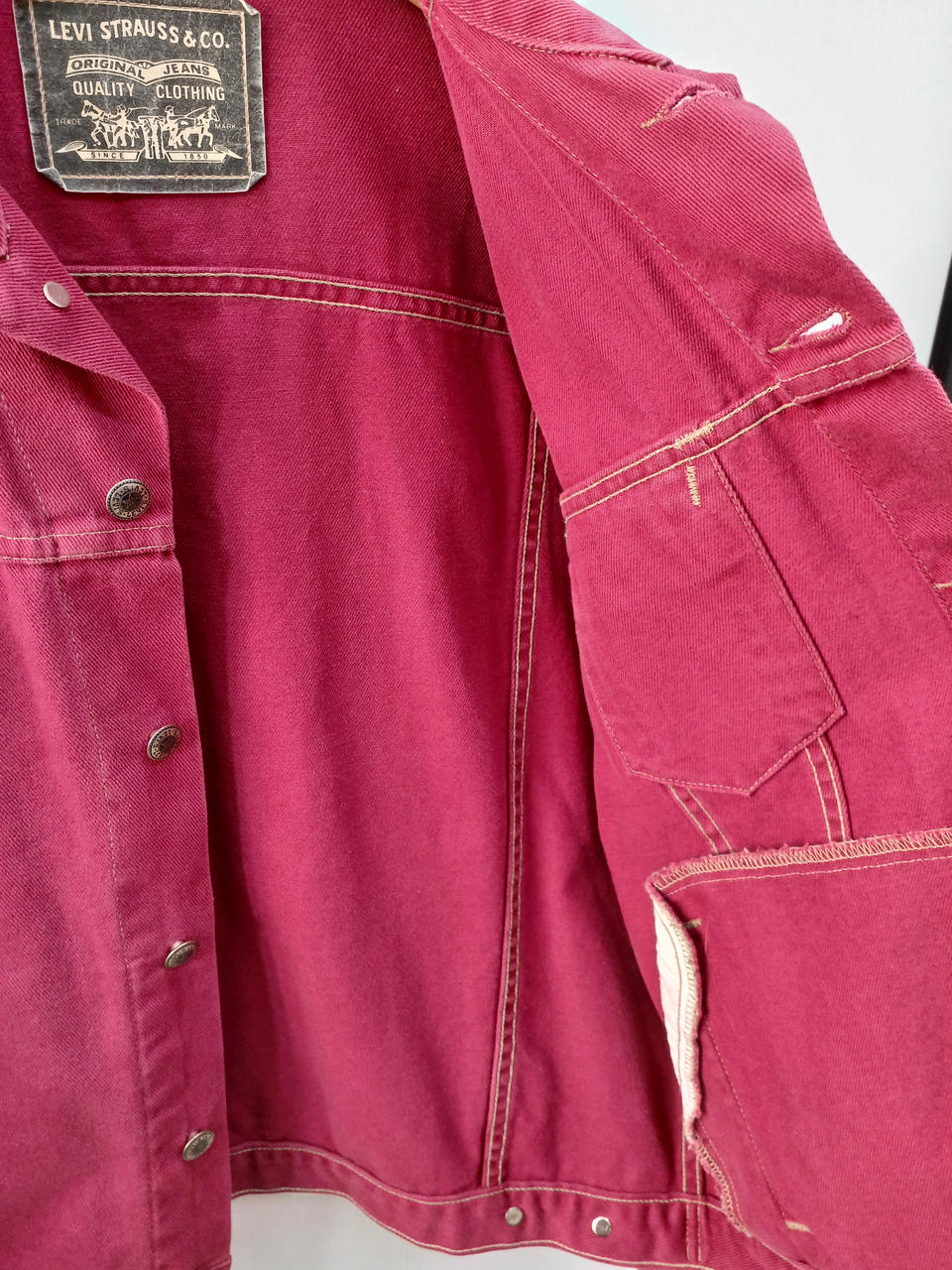 リーバイス(LEVI'S)|デニムジャケット RED|HARDOFFオフモール（オフモ