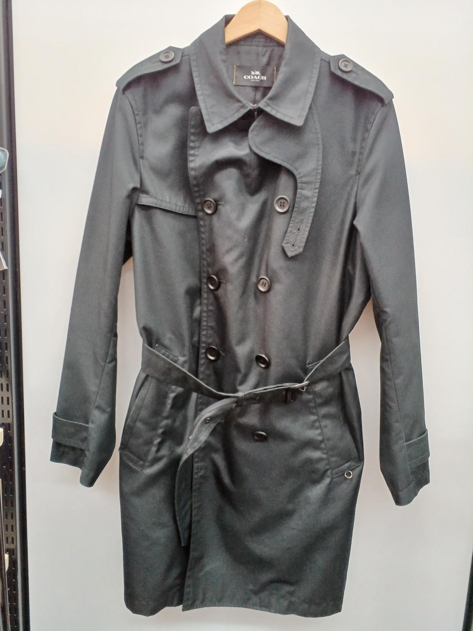 COACH　コーチ　トレンチコート　F33778 Lサイズ　春秋服　メンズ服 COACH|トレンチコート BLK|【ハードオフ公式通販】オフモール
