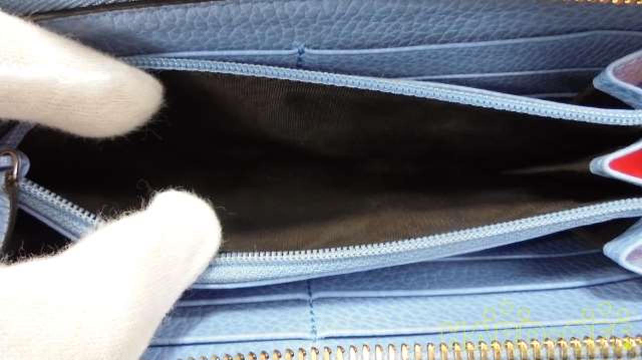 ファスナー小銭入れ内部