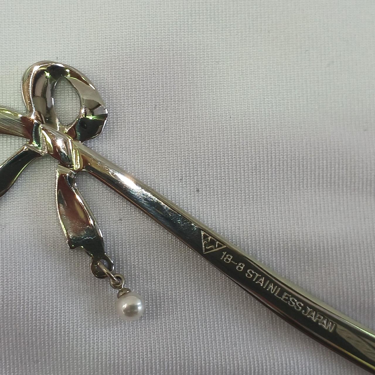 パール付きリボン