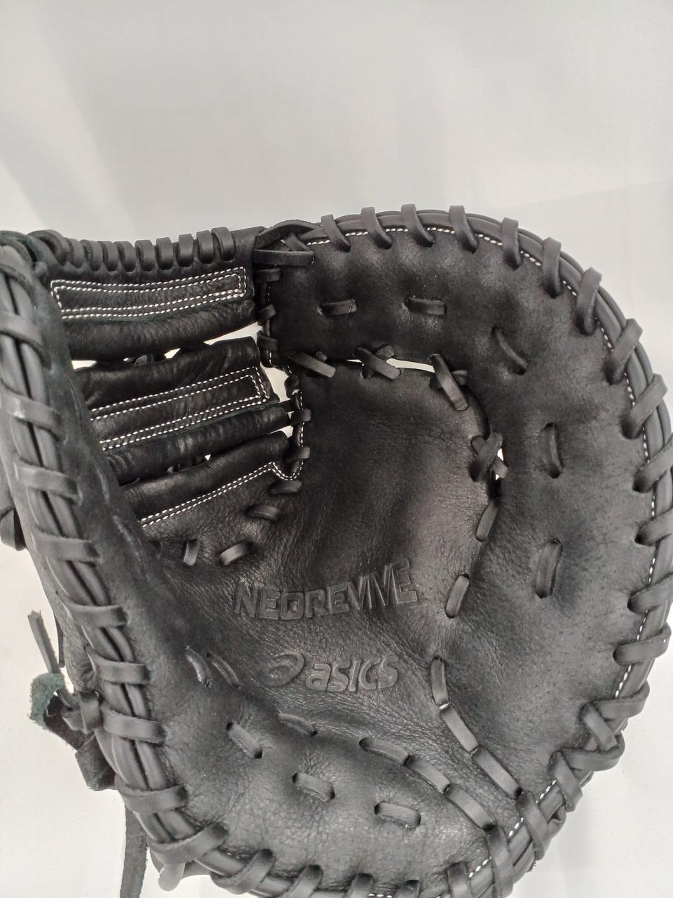 【美品】軟式　asics ファーストミット ASICS アシックス 野球 軟式ファーストミット ダイブ 中学生