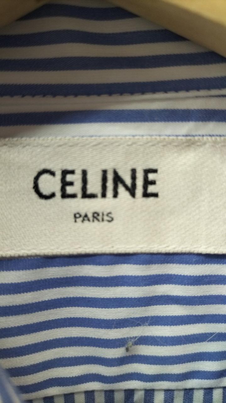 セリーヌ(CELINE)|オーバーサイズストライプシャツ|HARDOFFオフ