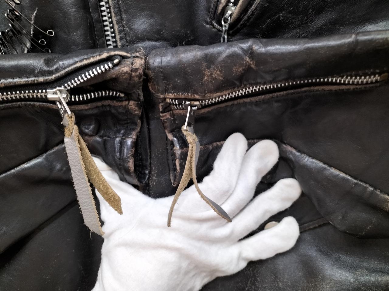 【牛タグ】カスタムダブルライダースΩ 古着 メンズ アウター