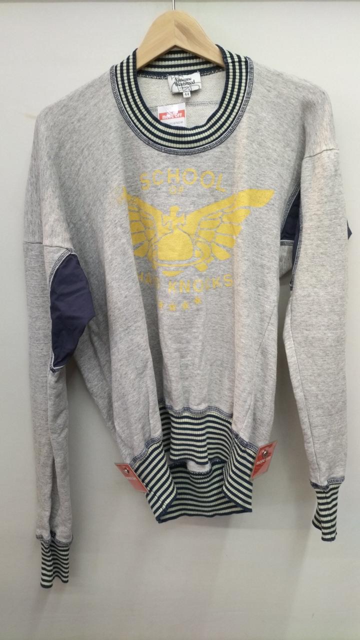 VIVINNE WESTWOOD MAN 型番：グレー 変形スウェット